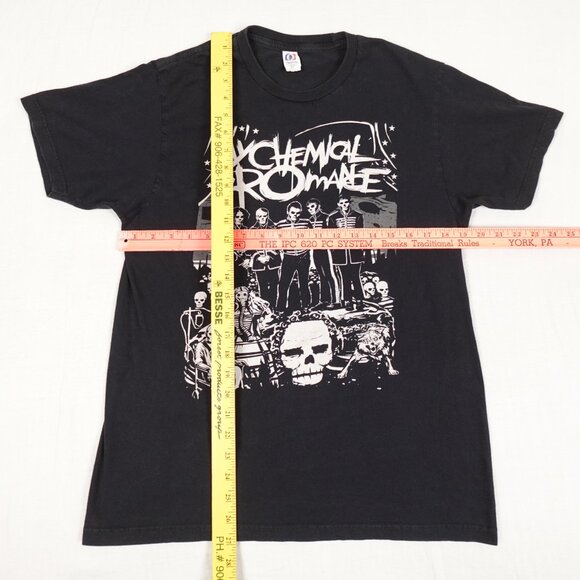 My Chemical Romance Black Parade Shirt Adult Medium Optima Y2K Band Tee - Picture 8 of 8